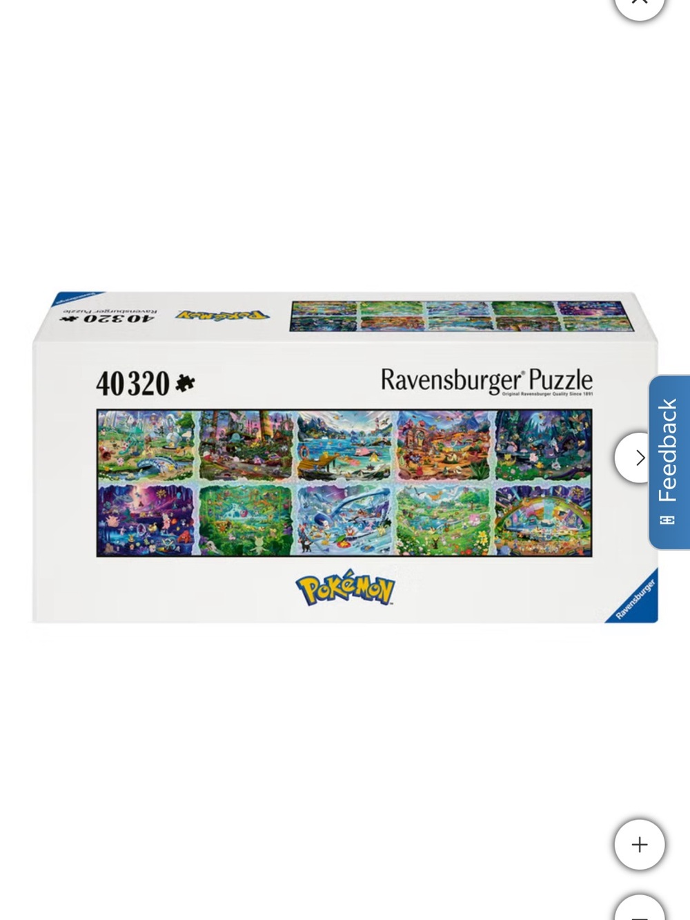 Ravensburger Pokémon Puzzle Box – Blue, Green, Purple, Yellow
